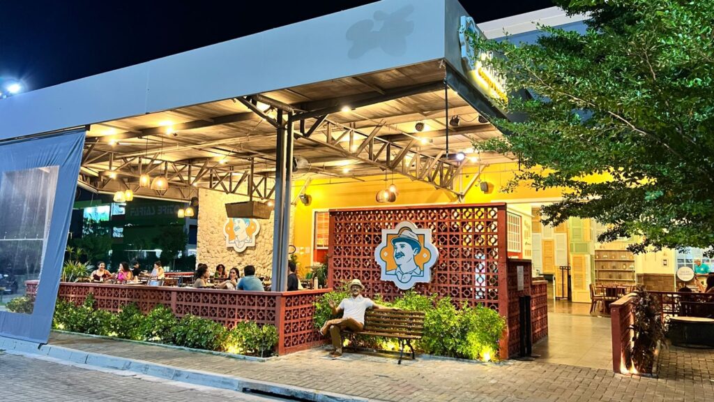 Imagem da entrada do restaurante Seu Conrado